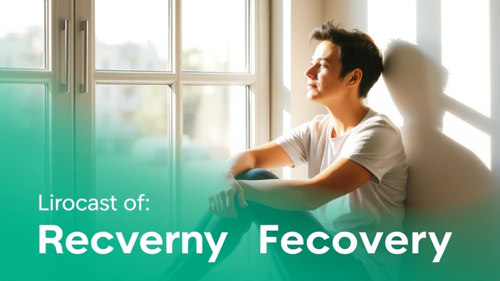 A person sitting peacefully by a window with soft natural light, looking thoughtful and calm, suggesting introspection and self-awareness during recovery