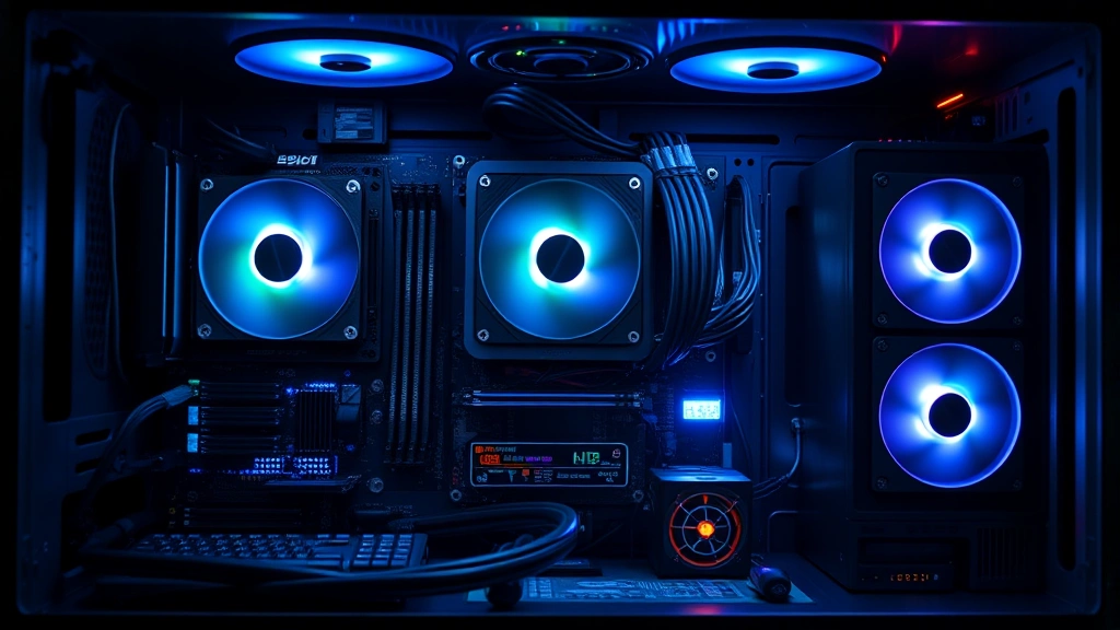 Professional workstation setup with multiple high-performance components running simultaneously, showing stable power delivery and system stability in action